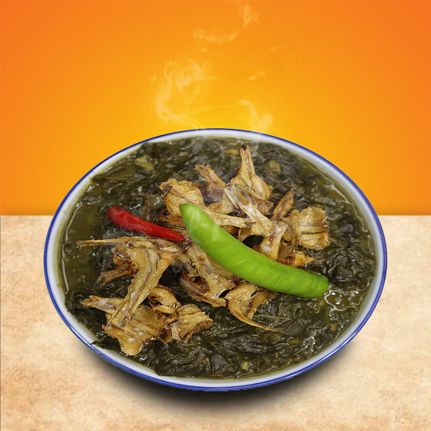Laing with Crispy Boneless Dilis
