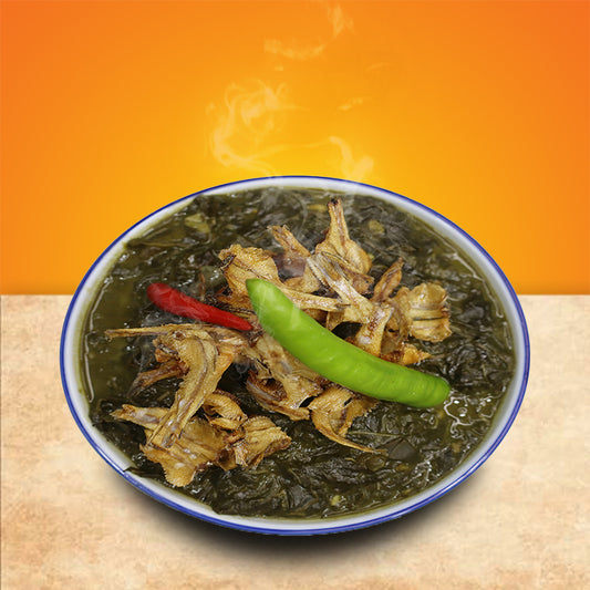 Laing with Crispy Boneless Dilis